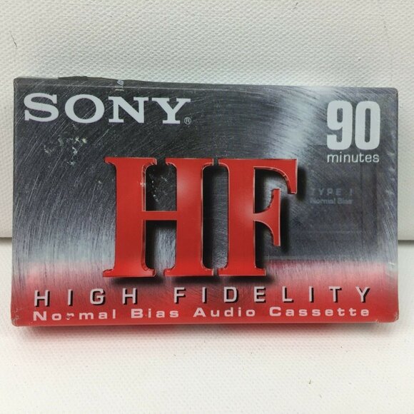 Sony HF 90 Min High Fidelity Normal Bias Audio Cassette Tape Set of 2 Voice - Picture 2 of 7